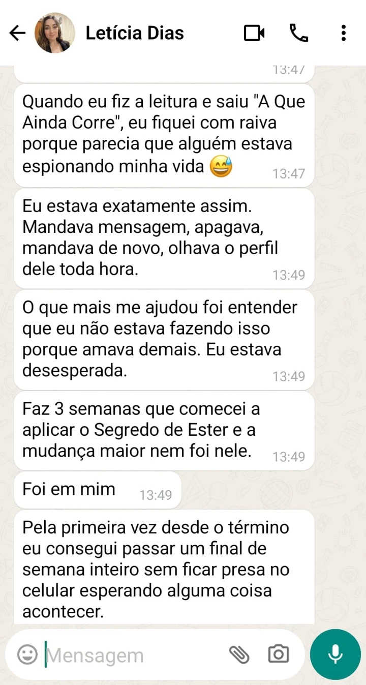 Depoimento real de Letícia Dias